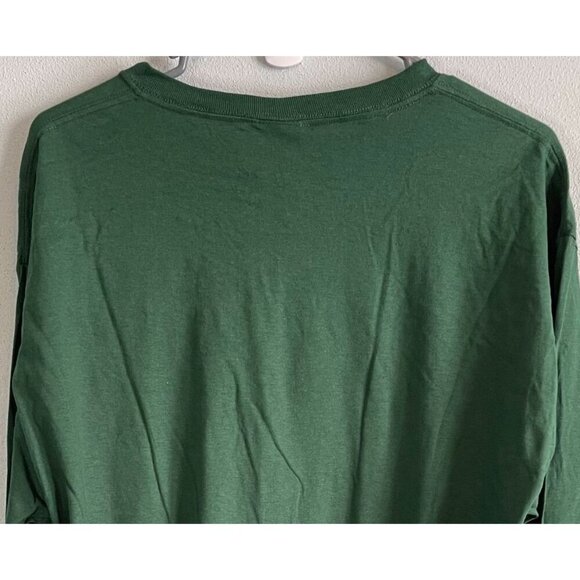 NWOT Fruit of the Loom Mens Crewneck Long Sleeve T-Shirt Green Large - Picture 10 of 11